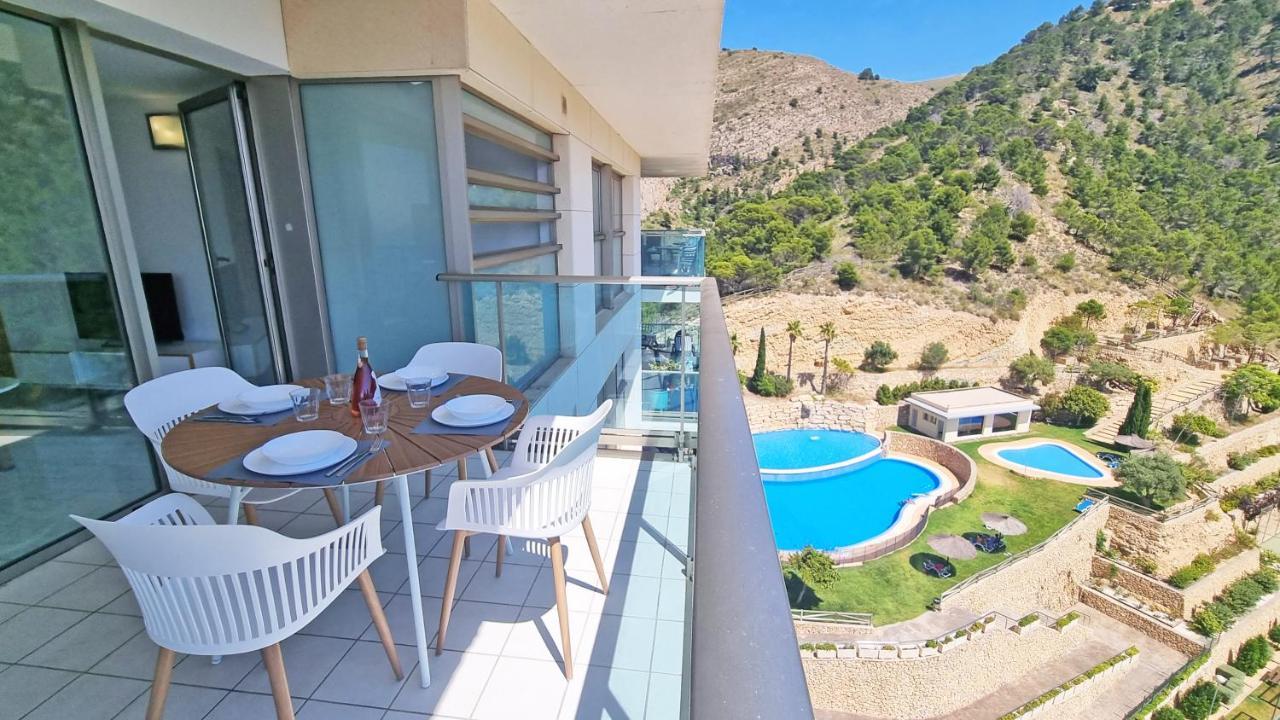 Apartamento soleado con terraza privada Benidorm Esterno foto